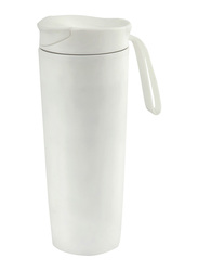 Hans Larsen 470ml ABS Spill-Free Suction Mug, White