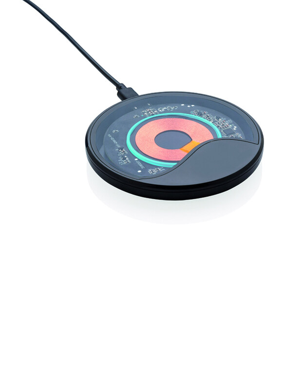

XD Xclusive Encore Wireless Charger, with USA A to USB Type-C Cable, Black