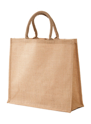 Eco-Neutral JT 201 Natural Reusable Jute Bag for Women, Natural