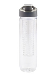 Hans Larsen 800ml Plastic Fruit Infuser Water Bottle, Clear