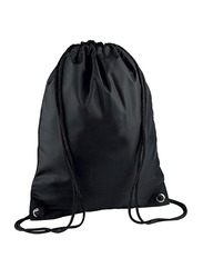 Santhome Drawstring Backpack, Black