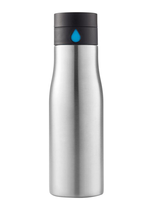 

XD Design 650ml Aqua Hydration Tracking Bottle, Silver