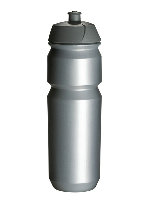 Tacx 750ml Sipper Sports Plastic Water Bottle with Spout, WB 003-Silver, Silver