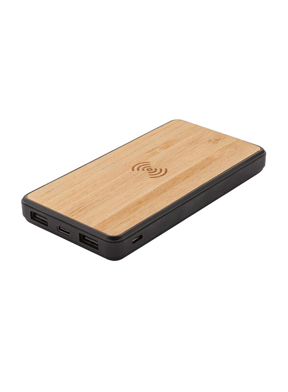 

Memorii 8000mAh Bamboo Wireless Power Bank, Multicolour