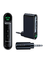 Baseus Qiyin Bluetooth Audio Receiver Aux Mini Car Jack, Black