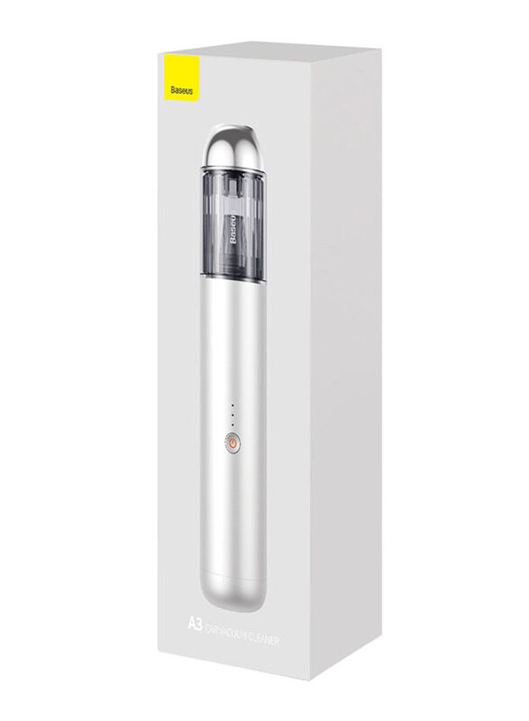 

Baseus A3 15000PA Handheld Cordless Portable Powerful Rechargeable Adjustable Suction Car Vacuum Cleaner, White