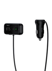 Baseus T-TYPE S16 Wireless MP3 Car Charger, Black