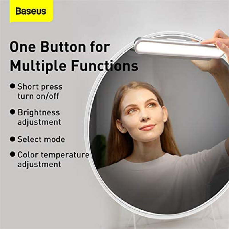 Baseus Magnetic Stepless Dimming Charging Desk Pro Picture Lamp, White