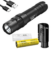 Nitecore MH10S 1800 Lumen USB-C Rechargeable EDC Flashlight, Black
