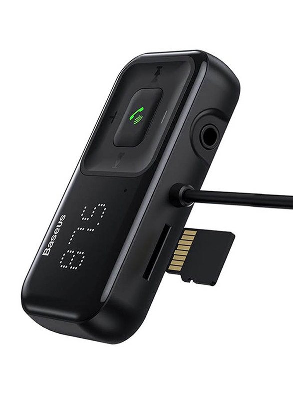 Baseus T-TYPE S16 Wireless MP3 Car Charger, Black