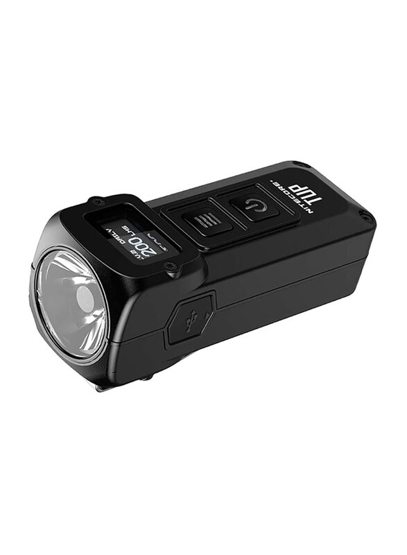 

Nitecore TUP 1000 Lumen Rechargeable EDC Flashlight, Black