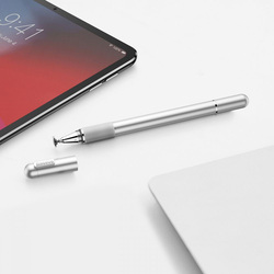 Baseus 2-in-1 Capacitive Touchscreen Stylus & Ballpoint Pen, Silver