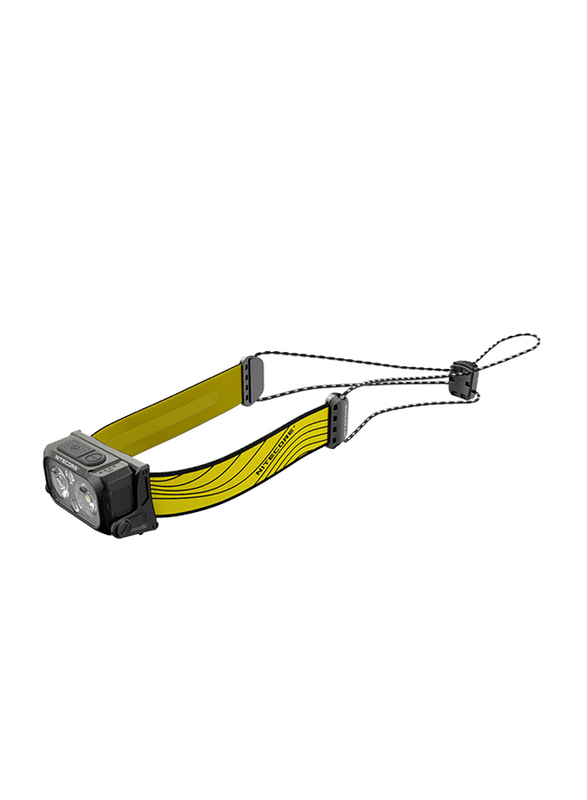 Nitecore NU25 400L-400 Lumens Ultra light Rechargeable Headlamp with Eco-Sensa Type-C USB Charging Cord, Yellow