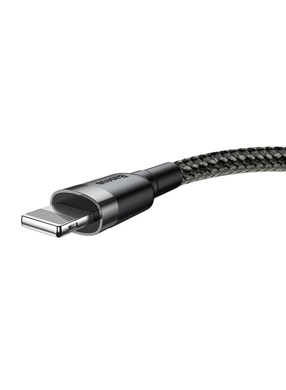 Baseus 3-Meter Sync & Charge Lightning Cafule Cable, USB Type A Male to Lightning Cable for Mobiles/Tablets, Black
