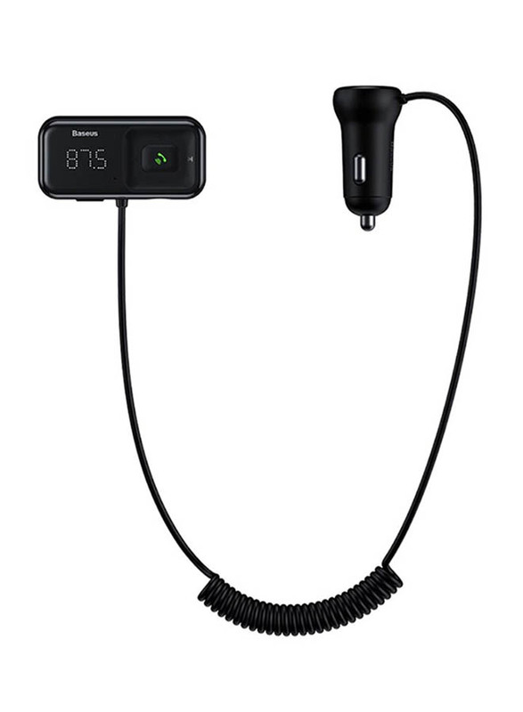 Baseus T-TYPE S16 Wireless MP3 Car Charger, Black