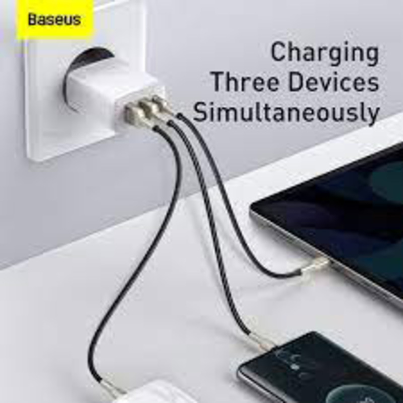 Baseus 30W USB C PD Fast Charger for iPhone Devices, White
