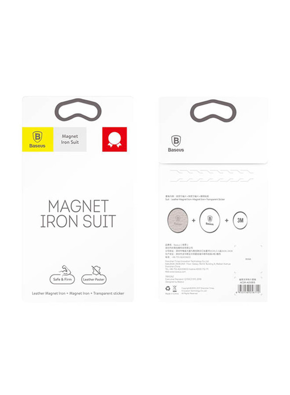 Baseus Magnet Iron Suit Car Mount, Silver/Black