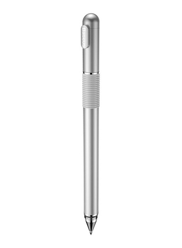 Baseus 2-in-1 Capacitive Touchscreen Stylus & Ballpoint Pen, Silver