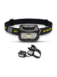 Nitecore NU35 Dual Power Source Rechargeable Headlamp, Black