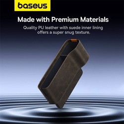 Baseus OrganizeFun Series Car Console Storage Organizer Marble Brown