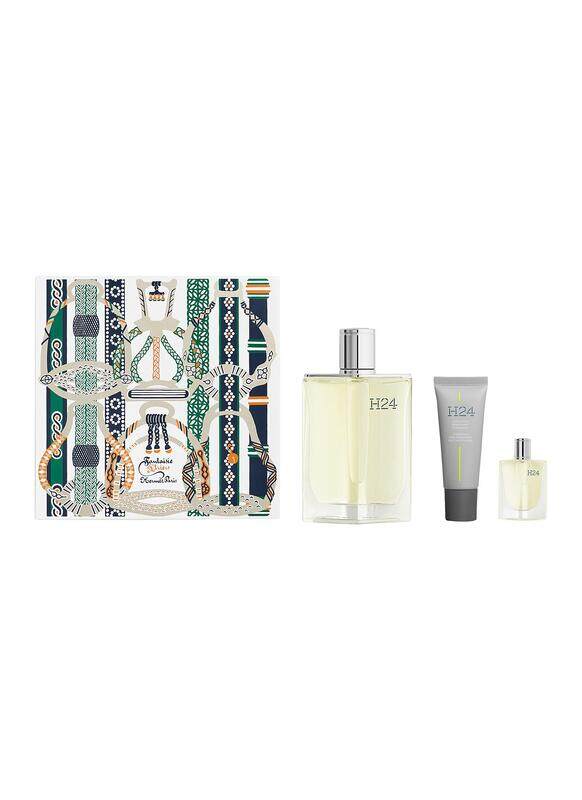 

HERMES H24 EDT Perfume 100ML + 5ML +20ML FACE MOISTURIZER 3PC SET