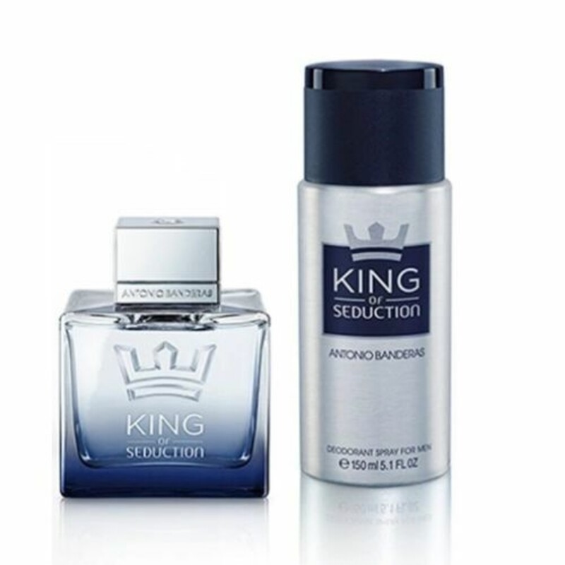 

ANTONIO BANDERAS KING OF SEDUCTION EDT Perfume 100ML + 150ML DEO SPRAY 2PC SET