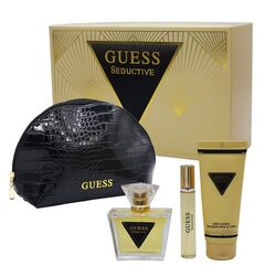 GUESS SEDUCTIVE EDT 75ML+ 15ML TUBE+ 100ML BODY LOTION + POUCH WOMEN GIFT SET