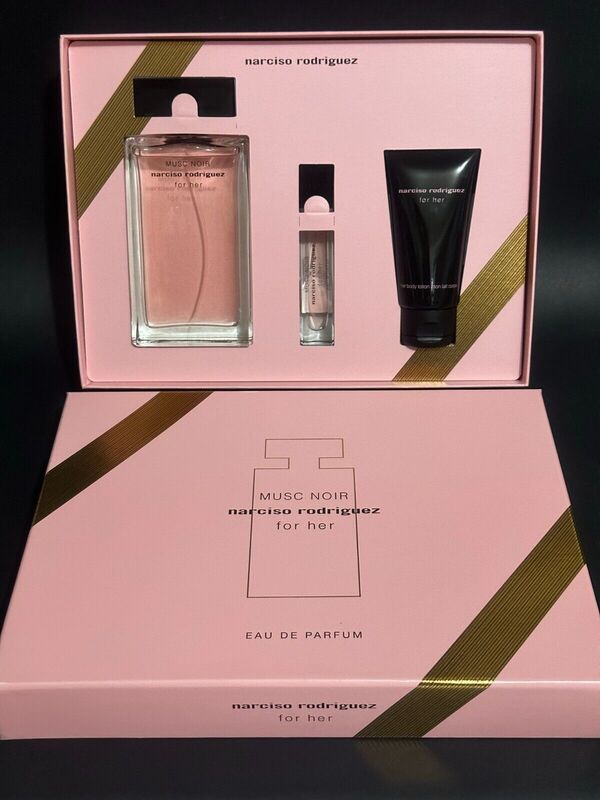 

Narciso Rodriguez NARCISSO RODRIGUEZ MUSC NOIR EDP Perfume 100ML + 10ML + 50ML BODY LOTION 3PC SET