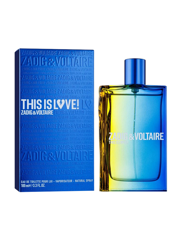 Zadig & Voltaire This Is Love 100ml EDT for Men