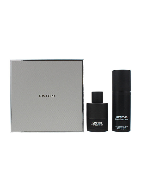 Tom Ford 2-Piece Ombre Leather Gift Set Unisex, 100ml EDP, 250ml Body Spray