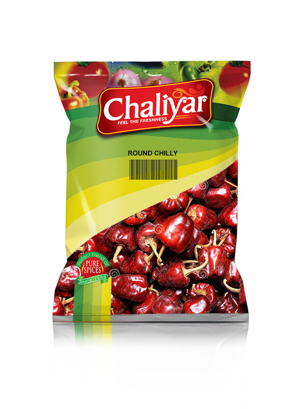 

Chaliyar Round Chilly 100Gm Pc