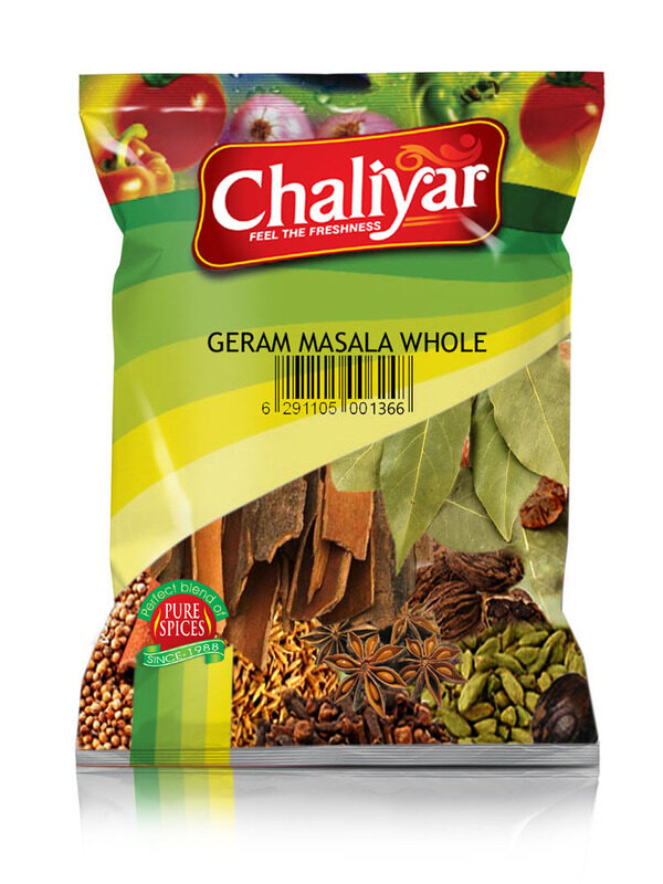 

Chaliyar Garam Masala Whole 100Gm Pc