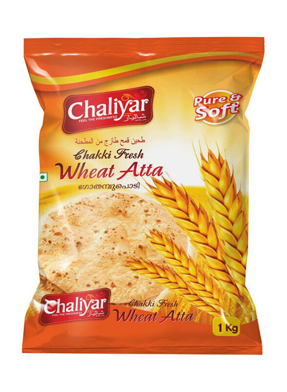 

Chaliyar Chakki Fresh Wheat Atta, 1 Kg