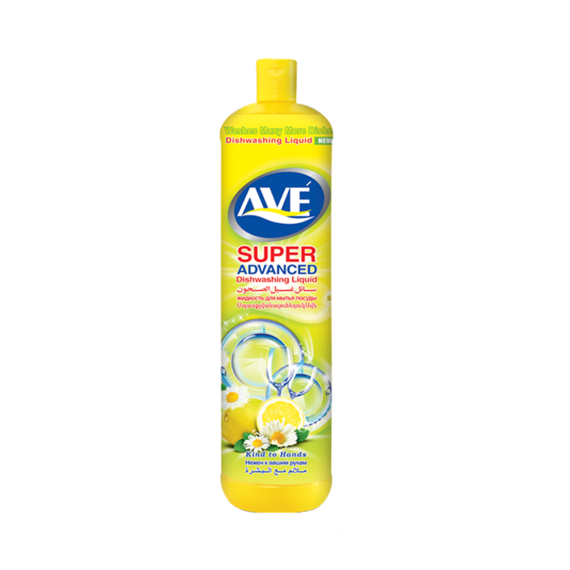 

Ave Dishwashing Liquid 750ml Lemon (1°12pcs)