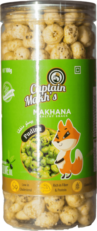 

Captain Makh's Pudina Makhana 100gm