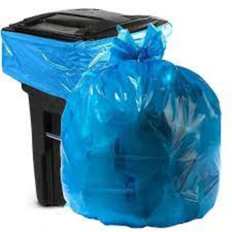 

Pilgon Garbage Bags, 3rolls-30, 57x67cm Blue