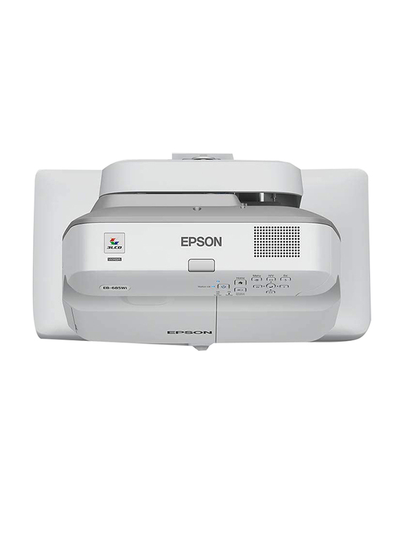 EPSON EB-685W 3LCD Projector, 3500 Lumens, White
