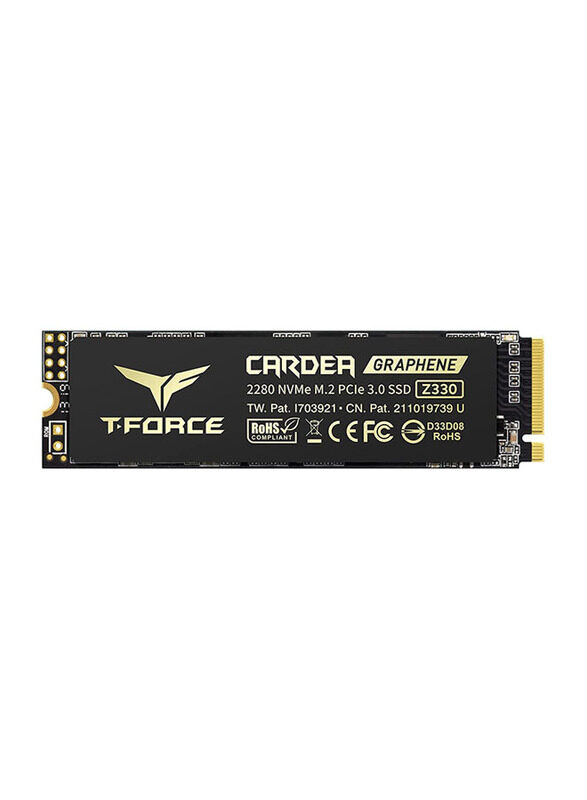 

Team Group T-Force Cardea II 512GB PCIe M.2 2280 Internal SSD, Black