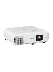 EPSON EB-992F 3LCD Wireless Projector, 4000 Lumens, White