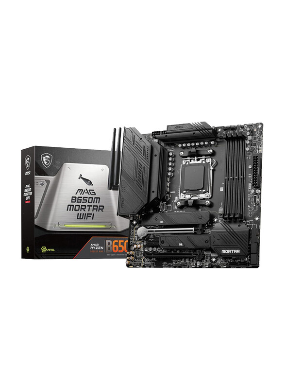 

MSI MAG B650M Mortar WiFi Motherboard, Black