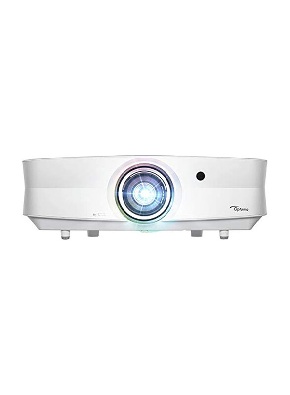 Optoma UHZ65LV Bright 4K UHD Home Theatre Projector, White