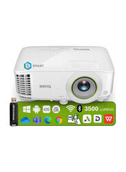 BenQ EH600 1080P FHD Wireless Smart Portable Home Theatre Projector, 3500 Lumens, White