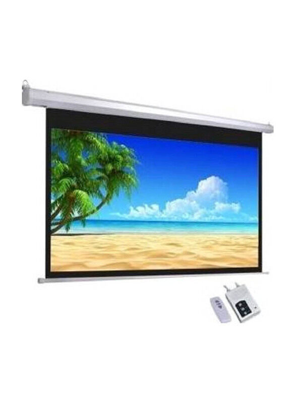 

I-View I View 180-Inch Electric Projector Screen with Remote, White