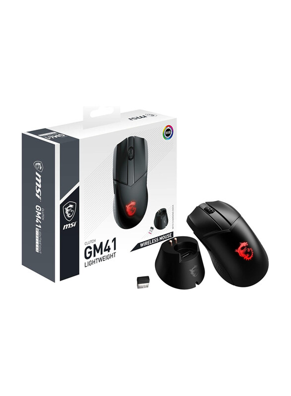 

Generic MSI GM41 Lightweight Wireless Mouse, Black