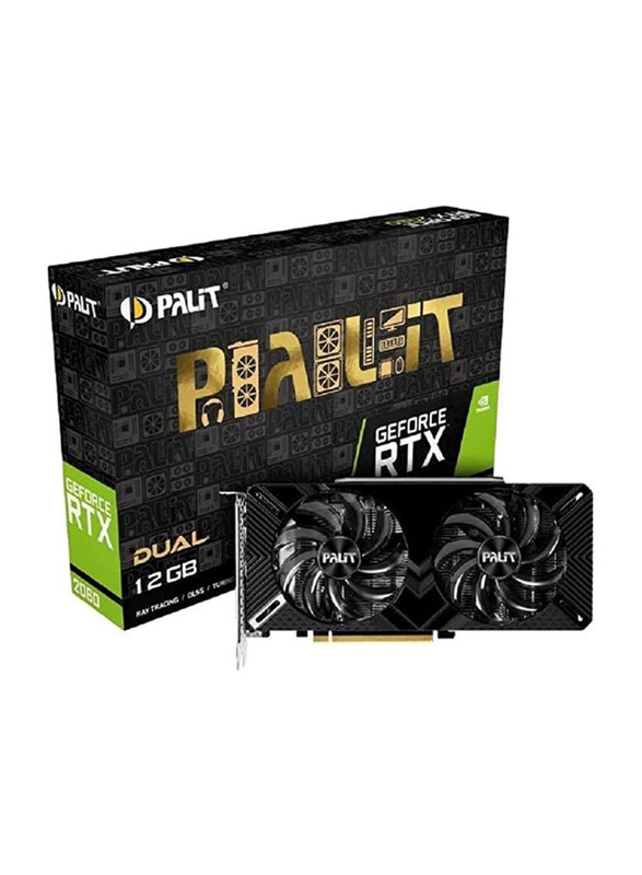 

Palit GeForce RTX 2060 Dual 12GB GDDR6 Graphics Card, Black