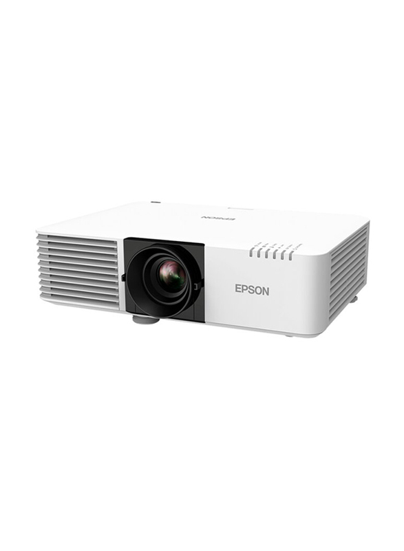 EPSON L520U Power Lite Full HD WUXGA Long Throw Laser Projector, 5200 Lumens, White
