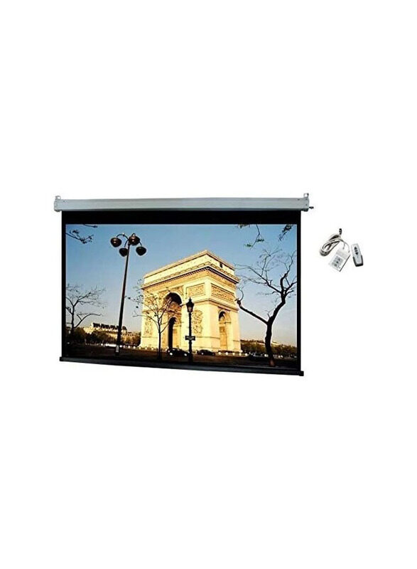 

I-View 200 x 153cm Electrical Screen with Remote, Black/White