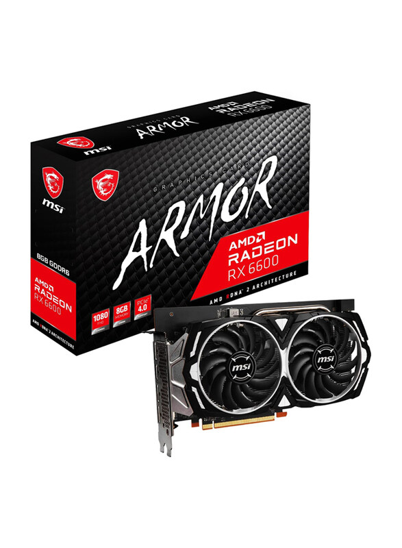 

Generic MSI Radeon RX 6600 Armor 8 GB GDDR6 Gaming Graphic Card, Black