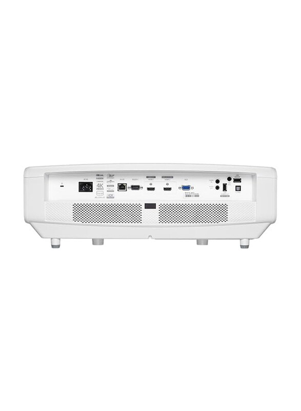 Optoma UHZ65LV Bright 4K UHD Home Theatre Projector, White