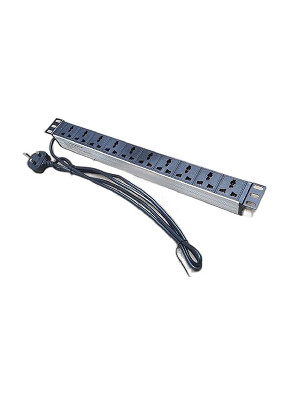 

I View UK Socket, with Rack Mount PDU 10 WAY, Grey